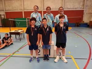 Alunos do AECS brilham na Final Distrital de Badminton